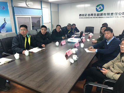 集團(tuán)領(lǐng)導(dǎo)會(huì)同航天六院、航天六院十一所（京）調(diào)研灞橋生活垃圾無(wú)害化處理項(xiàng)目